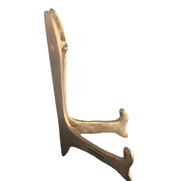 Vintage brass petite mini easel - Picture 2 of 2